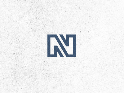 The letter N. client concept idea logo mark n texture work z