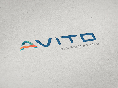 Avito Webhosting - Final Logo. avito brand branding design digital hosting logo mark web