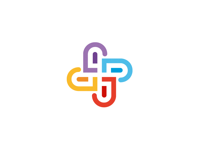 MediaConnect Icon Concept. media connect team together branding icon mark custom shape