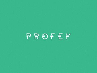 Profey Logo. branding concept custom design designer logo mark profey project type variation