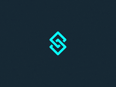 S - logo concept. branding connect icon letter lettering logo mark monogram s simple