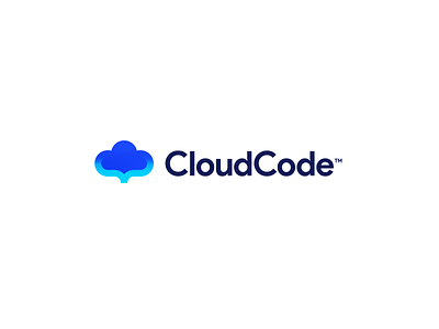 CloudCode - Logo Design bracket branding cloud cloudcode code dev identity logo sky