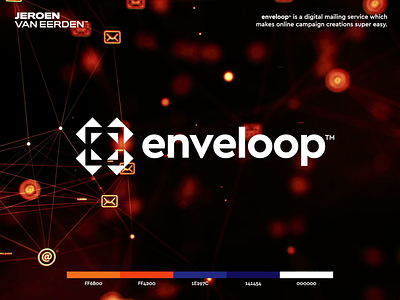 Enveloop - Logo Design ✉️ animation branding campaign digital envelope logo logo design loop mail motion negative space design tool