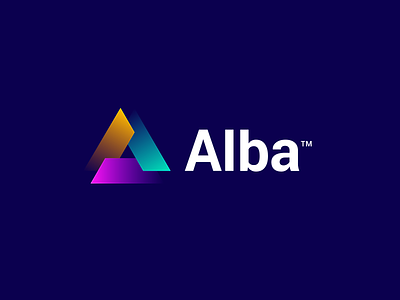 Alba - Logo Design alba branding buidling build capital community creative logo estate gradient logo homes invest logo logo design real shapes shift strategic tech usa visual identity