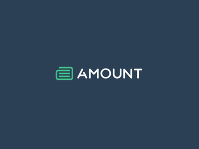 Amount Logo Design. a amount coins company finance loan numbers share stock trust up