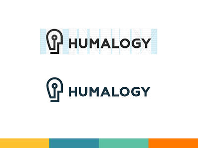 Humalogy Logo. analyze bulb educate education health human light school technology university