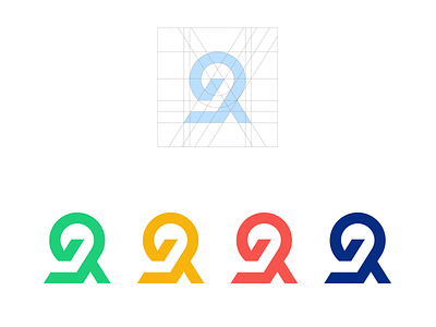 R Monogram Pick. abstract globe grid icon lettering logo mark monogram r letter