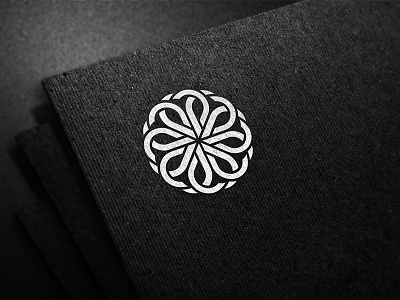 Emblem. art brand digital emblem fossil glyph graphic infinity line logo print symmetry
