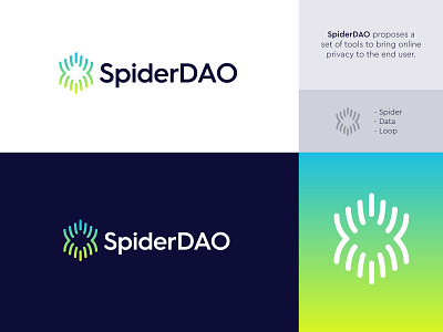 SpiderDAO - Logo Design 🕷️ a b c d e f g h i j k l m blockchain branding bug bugg coin crypto cryptocurrency dao data finance it logo o p q r s t u v w x y z privacy private spider tech token