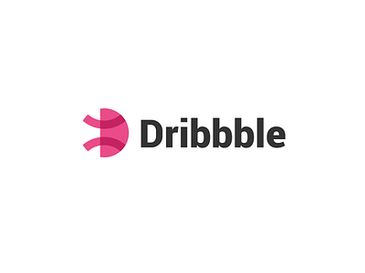 Dribbble - Logo Design 🏀 ball basketball concept dribbble logo logo monogram monogram negative space logo platform play