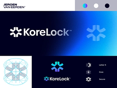 KoreLock - Logo Design a b c d e f g h i j k l m n abstract mark branding core identity design k monogram korelock lettermark lock logo o p q r s t u v w x y z secure smart t h e q u i c k b r o w n f o x tech visual identity design