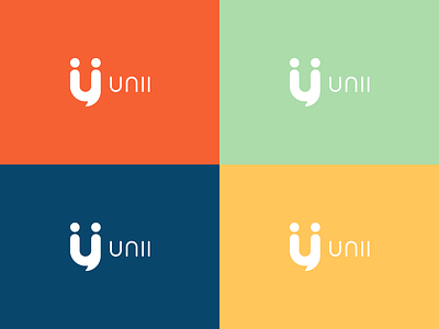 Unii branding chat college communicate educate logo platform school share social unii university