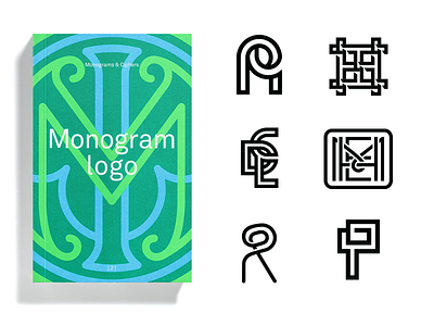 Monogram Logo - Book Publication art book feature logo magazine monogram publication uk