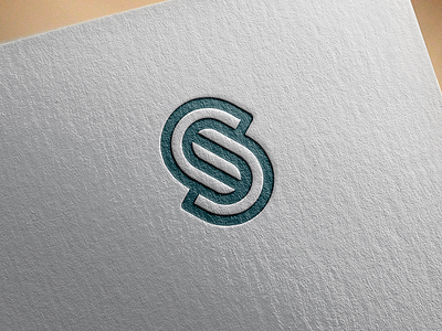 S Monogram. branding identity illusion letter lettering logo mark monogram ratio s