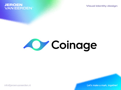Coinage - Logo Design branding coin coinage crypto cryptocurrentcy finance symbol token visual identity design