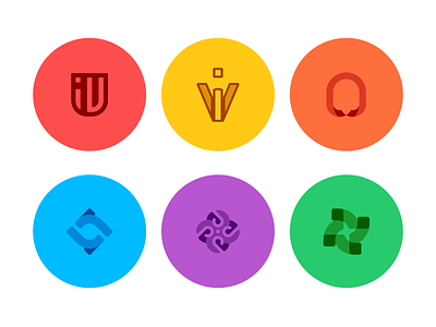 Mark Explorations. chat color exploration icon identity logo mark monogram pick social