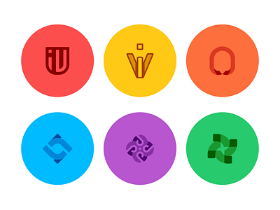 Mark Explorations. chat color exploration icon identity logo mark monogram pick social