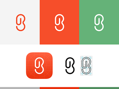 Blendle Icon. app blendle branding clip icon logo mark news newspaper paper paperclip