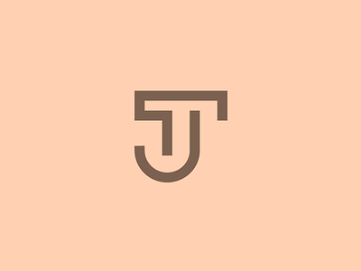 TJ Logo Monogram branding crisp happy identity j jt logo logo design mark monogram smile symbol t tj tj monogram