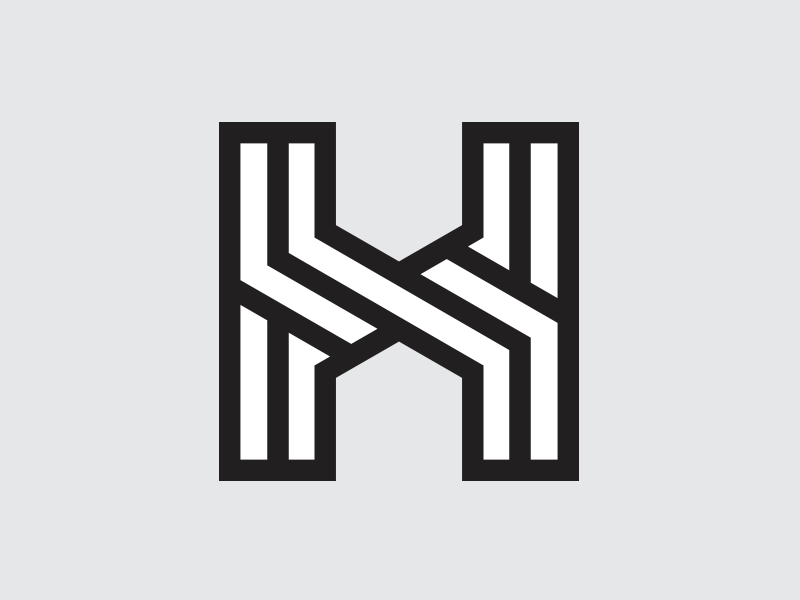 H symbol concept by Jeroen van Eerden on Dribbble