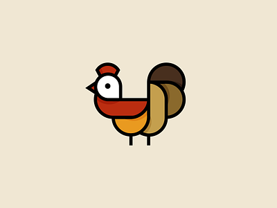 Rooster animal bird chicken cock eye illustration rooster simple vector zoo