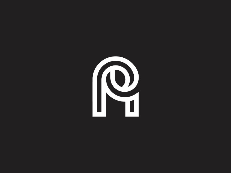 AP Monogram letter lettering branding identity logo monogram ap p a