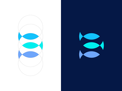Fisheye Media - Minimal bubble corporate effect eye fish fisheye grid identity logo media productions
