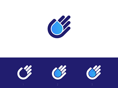 Water Hand chemic chemical drop hand icon liquid logo moist moisture symbol water wet