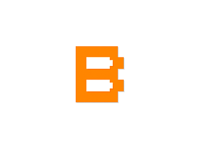 B For ? b clever icon lettering ligo minimal monogram negativespace power smart