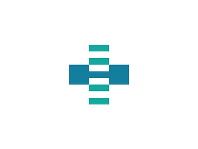 Medical Ladder branding cross design health hospital identity logo mark medic trademark