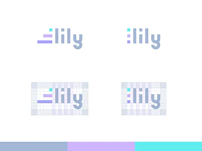 Lily Identity character cmr code donna flow grid lettering lily lines service telephone type