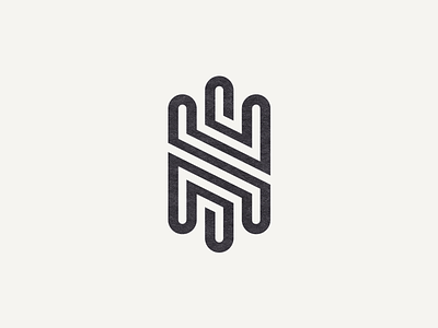 SH Monogram branding craft custom type h identity illusion ligature logo monogram s typography