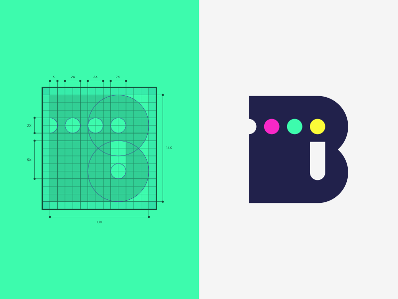 iB Monogram. by Jeroen van Eerden on Dribbble