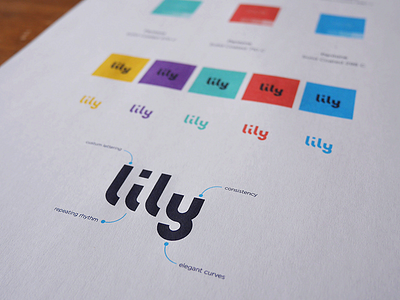 Lily brandbook check colors ink lily pantone wordmark
