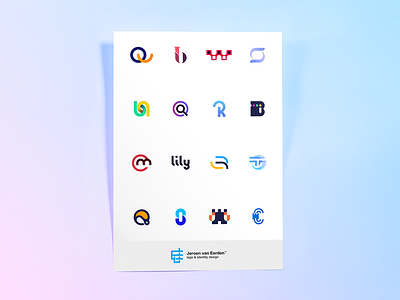 Logos branding concept icon identity logo logos personal portfolio smart