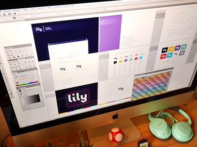 Lily - Identity Guidelines behance branding design detailed grid identity lily logo portfolio project showcase