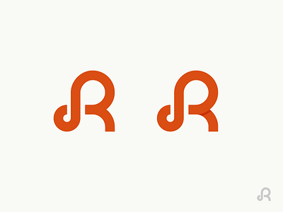 R Loop Rebound buning logo loop monogram r wouter