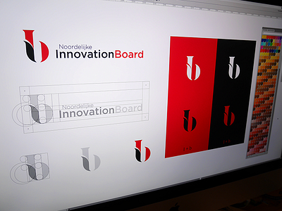 Northern Innovation Board board branding ib identity innovation letters logo monogram netherlands northern type