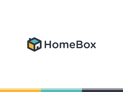 Home Box box cube hexagon home house living logo mark move mover movers moving