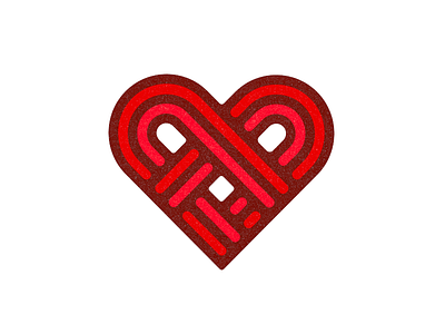 Heart date dribbble dribbblers heart love loved match texture valentine