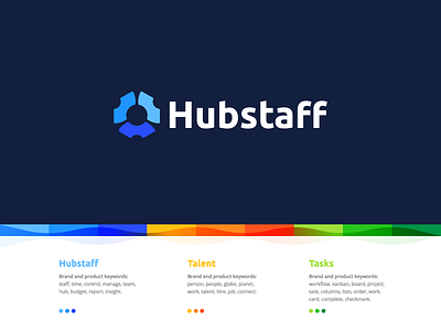 Hubstaff branding fav gear grid hubstaff identity logo people project star talent user