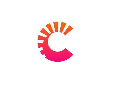 C Layers analytics app apps c data icon layer layers letter logo loop monogram