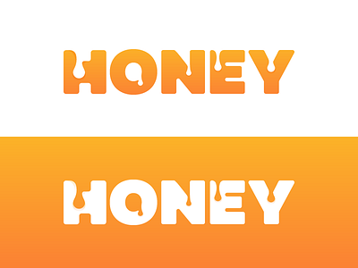 Honey Wordmark 🍯 bee beehive gradient h hive honey icon letter lettering liquid logo wordmark