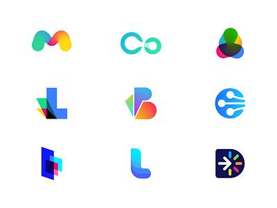 Logo Designs Update color colors colour concept creative identity jeroen jeroenvaneerden logo logos mark portfolio