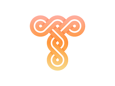 Infini-T - Logo Design. design infinity letter lettering line lines logo loop overlap smart t wired