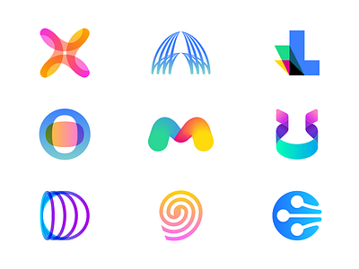Logofolio Update 2018 branding concept design future futuristic icon identity jeroenvaneerden logo folio logos