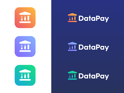 DataPay analyze bank building chart charts data finance money pay pillar trust