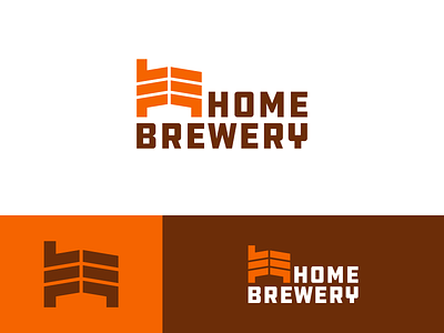 Home Brewery - Logo Design beer brew brewery craft dutch home house identity kettle local logo negative space