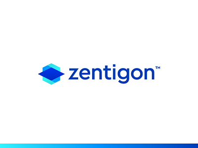 Zentigon - Logo Proposal arrow brand branding direction gon hexagon identity logo navigate webdesign zen zentigon