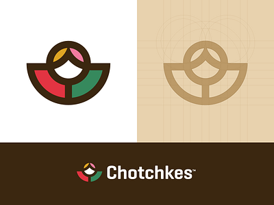 Chotchkes - Logo Design bag chotchkes doll find grid icon identity lettering line logo mark matryoshka monogram product promotion russia russian symbol
